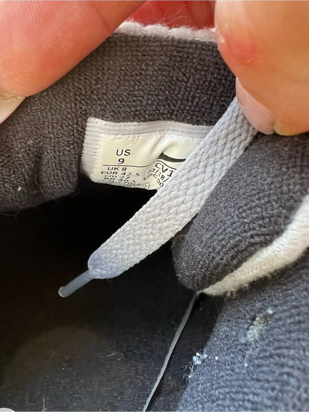NIKE Air Jordan 1 Mid SE 'Black White Metallic Silver' Sz 9